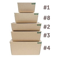 Paper takeout boxes
